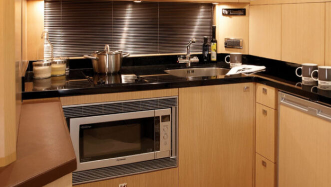 Princess-V42-express-yacht-galley
